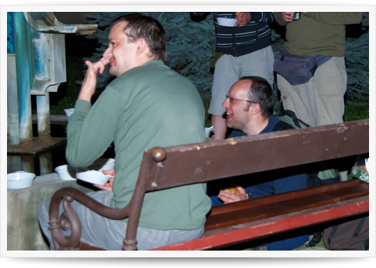 Drupal Tábor Pécs 2010 - Második nap - bográcsos vacsora