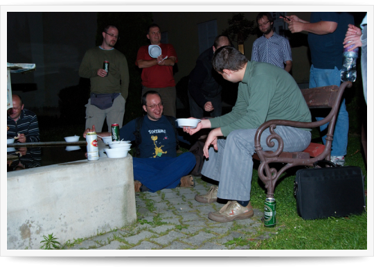 Drupal Tábor Pécs 2010 - Második nap - bográcsos vacsora