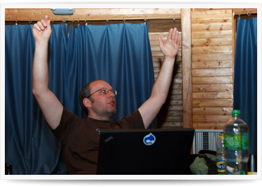 Drupal Tábor Pécs - Harmadik nap - délután, vacsora