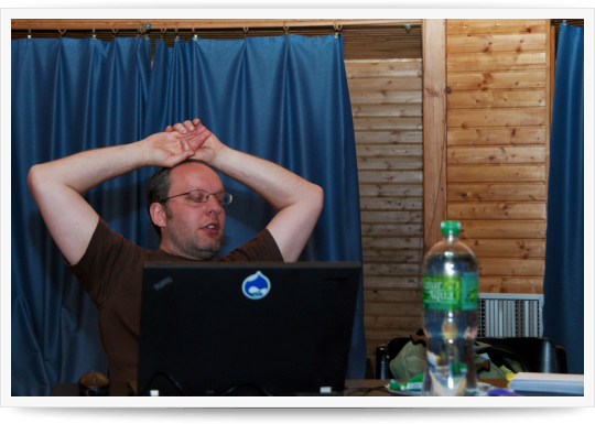 Drupal Tábor Pécs - Harmadik nap - délután, vacsora