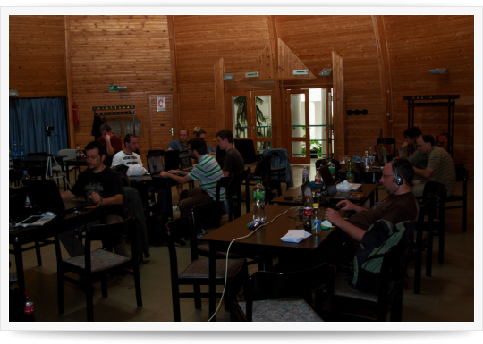 Drupal Tábor Pécs - Harmadik nap - délután, vacsora