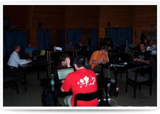 Drupal Tábor Pécs - Harmadik nap - délután, vacsora