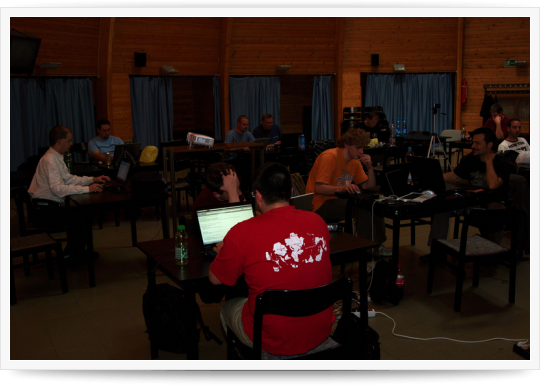 Drupal Tábor Pécs - Harmadik nap - délután, vacsora