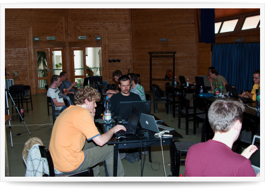 Drupal Tábor Pécs - Harmadik nap - délután, vacsora