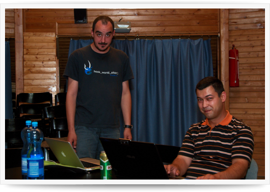 Drupal Tábor Pécs - Harmadik nap - délután, vacsora