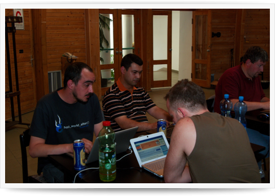 Drupal Tábor Pécs - Harmadik nap - délután, vacsora