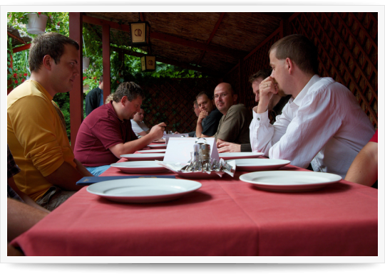 Drupal Tábor Pécs - Harmadik nap - délután, vacsora