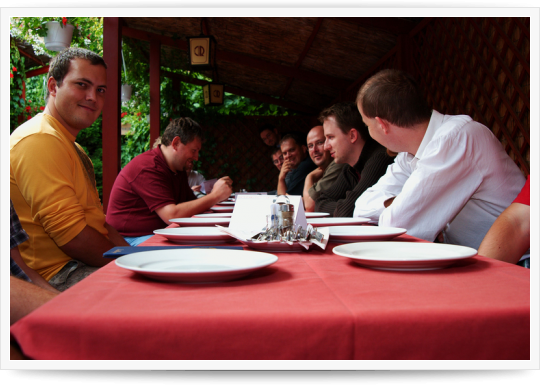 Drupal Tábor Pécs - Harmadik nap - délután, vacsora