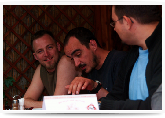 Drupal Tábor Pécs - Harmadik nap - délután, vacsora