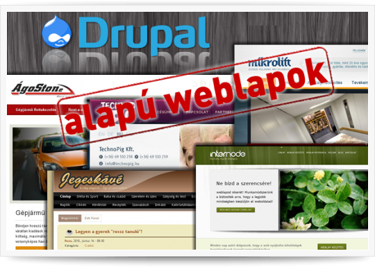 Drupal webalp készítés Drupal webalp készítés