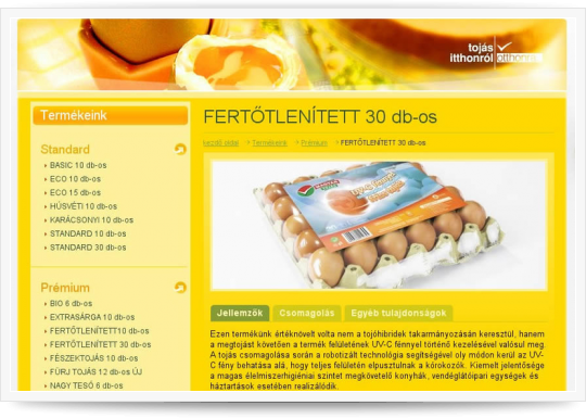 Magyar Tojás Kft. - fertőtlenített tojás