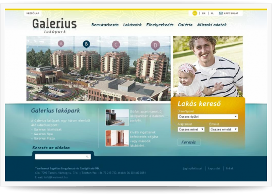 Galerius Lakópark Siófok - címlap
