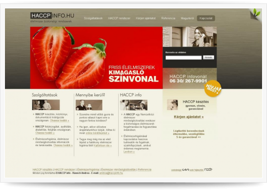 HACCPInfo - címlap