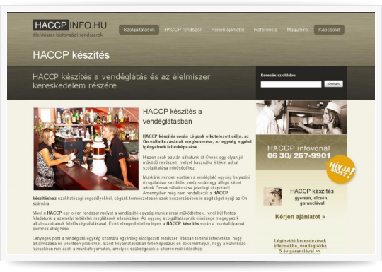 HACCPInfo - HACCP készítés