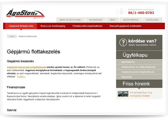 Gépjármű flottakezelés - flottakezelés